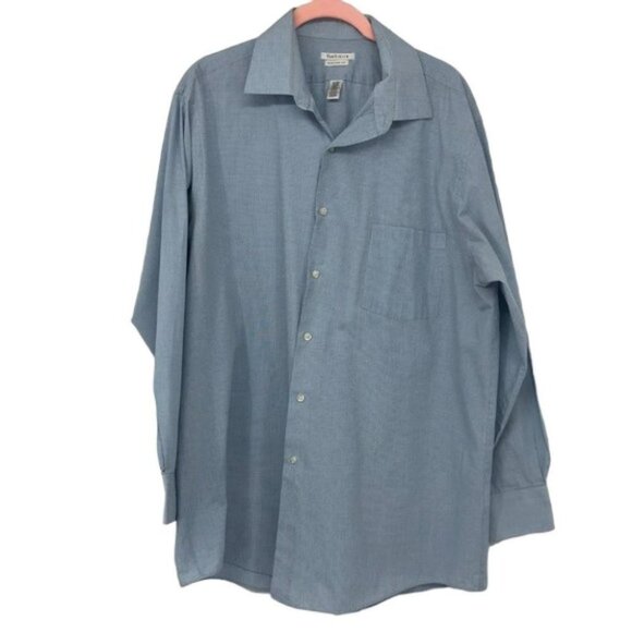 Van Heusen Light Blue Button Down Dress Shirt 32/33 - Picture 1 of 14
